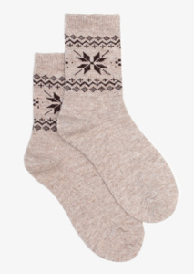 Alpine flurry sock