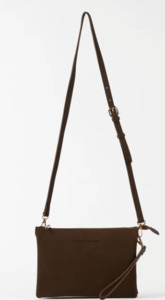 Frankie bag chocolate suede