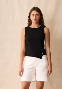 Noah side button tank black