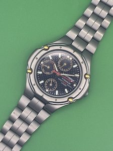 JDM Neo Vintage Citizen Interceptor Titanium Wristwatch