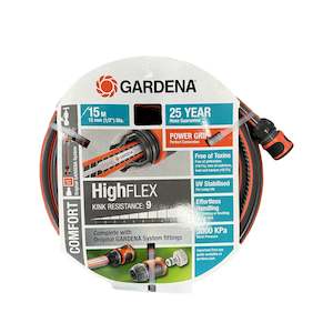 Hoses Sprinklers Fittings: Gardena Hose HighFlex 15m Set