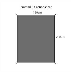 Orson Nomad 3 Tent Groundsheet