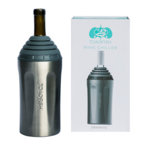 Toadfish Insulated Wine Chiller With Flexi-lock Pouring, Fits Most Bottles