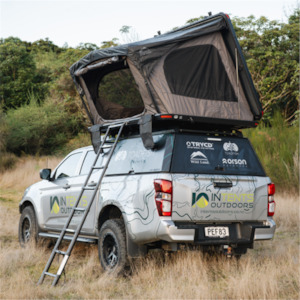 Wild Land DC2 Aluminium Hard Shell Roof Top Tent Includes Free Cargo Racks - 120&hellip;