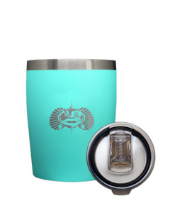 Toadfish Non-tipping 10oz Insulated Stainless Steel Rocks Tumbler With Easy Slide Lid