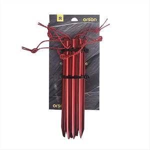 Orson 15cm or 18cm Aluminium Y Tent Pegs - 6 Pack