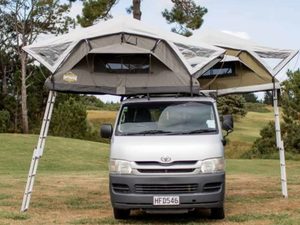 Products: Luxmore Family Roof Top Tent & Lower Annex – Grey w/Grey Fly – 2022
