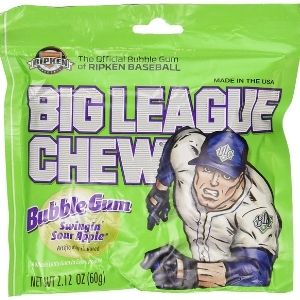 Gum Mints: Big League Chew Sour Apple 1ct
