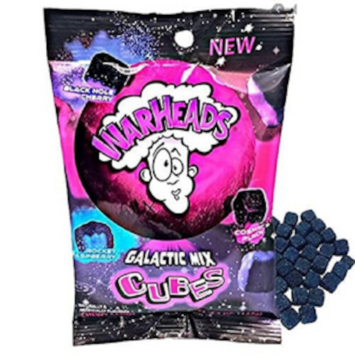 Candy Peg Bags: WarHeads Galactic Cubes Peg bag