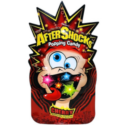 Novelty: Aftershocks Popping Candy - CHERRY