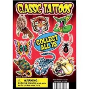 Novelty: 1 inch Toy Capsules - Tattoos x 250 count