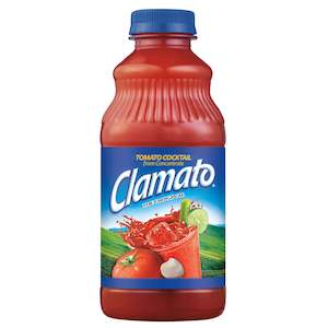12 24 Pack Drinks: Clamato Juice (32 Fl oz) 946ml x 12ct