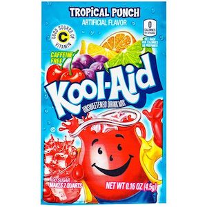 Sachet Drinks: Kool Aid 2Qrt Tropical Punch 48ct