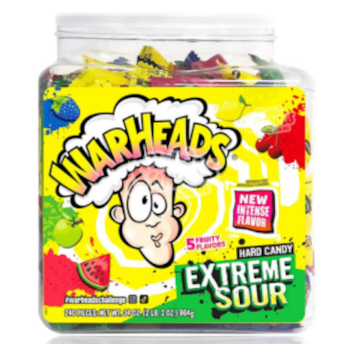 WarHeads Ext Sour Tub 240ct