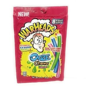 Warheads: WarHeads Sour Ooze Chewz Ropes Candy Peg Bag 85g