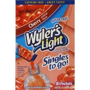 Wylers Light Singles To Go Cherry (Sugar Free)