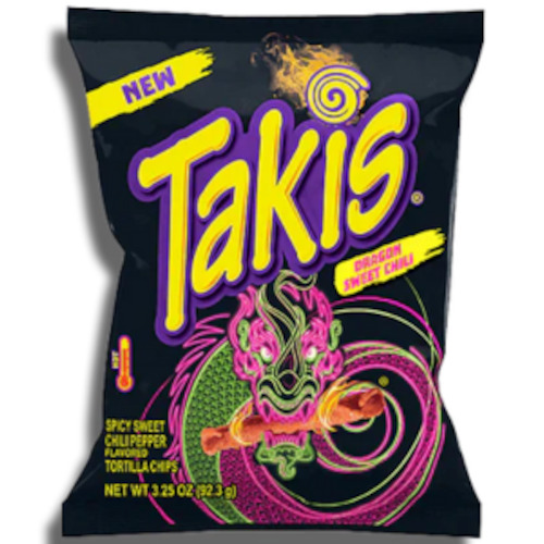 Takis: DATED - 12 Feb 2025 Takis DRAGON Spicy Sweet Chilli 2oz x 20