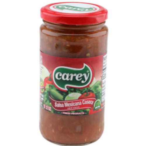 Hot Sauces: Carey Red  Mexican Salsa Casera 12oz (345g)