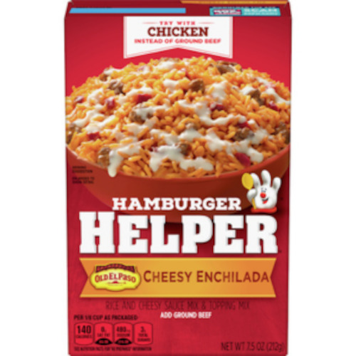Hamburger Helper Cheesy Enchilada 7.5oz (dated june 24)