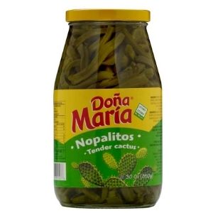Peppers: Dona Maria Nopalitos Peppers - Sliced, 850g (30oz)