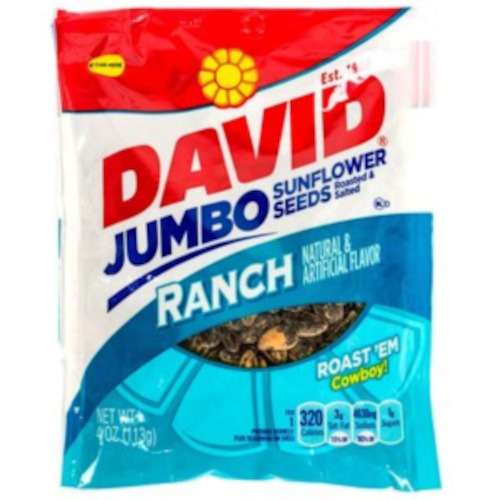 David Sunflower Seeds Ranch 106g