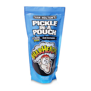 Van Holten’s x Warheads® Extreme Sour BLUE RASPBERRY Pickle-In-A-Pouch