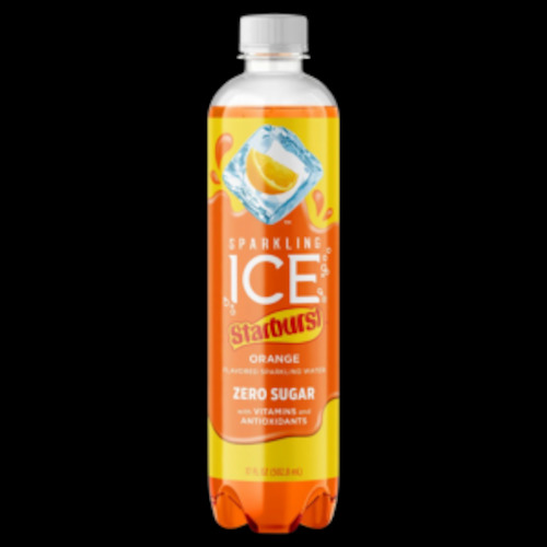 Sparkling ICE - STARBURST ORANGE Flavoured Sparkling Water 17oz (500ml)