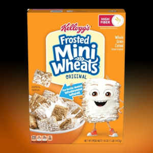 Grocery: American Kellogg's Mini Wheats Bite Size Frosted Cereal 16oz (453g)
