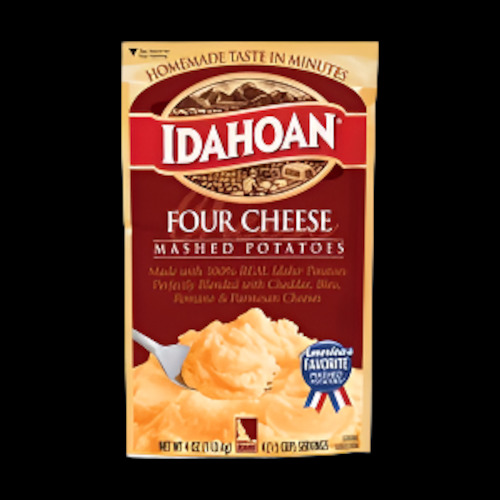 Grocery: Idahoan  Mashed Potato FOUR CHEESE  113g (4oz)