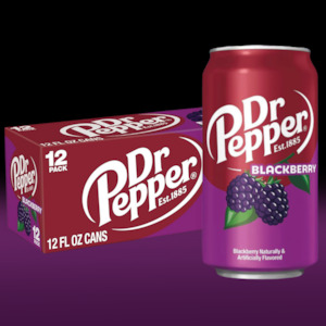Dr Pepper BLACKBERRY (12pk)