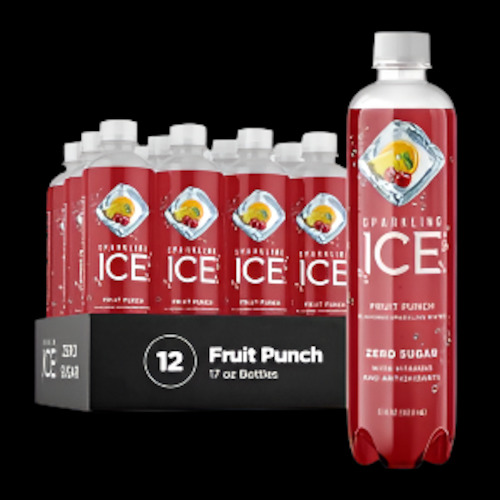 Sparkling ICE -  Fruit Punch Flavoured Sparkling Water
17oz (500ml) 12ct