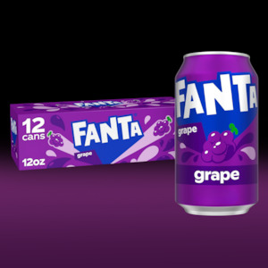 12 24 Pack Drinks: Fanta Grape (12pk)