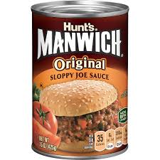 Ready Meals: Hunts Manwich Original Sloppy Joe Sauce 15oz (425g) x 24ct
