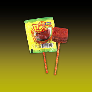 New Arrivals: Mexican - Jovy Pika Chilie covered Watermelon Sliced Lollipop Candy SINGLE