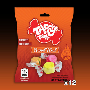 Confectionery: Taffy Town - Sweet Heat Hanging Bag 3.5oz (12ct)