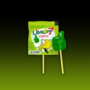 Limon 7 Paleta (Lollipop covered with Lemon & Salt)