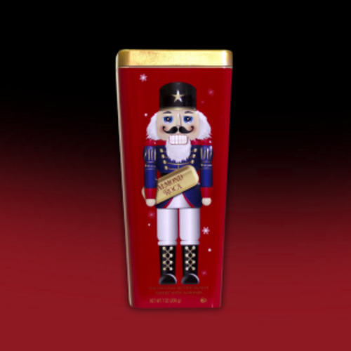 Chocolates: Brown & Haley Almond ROCA Nutcracker 7oz (200g) Tin