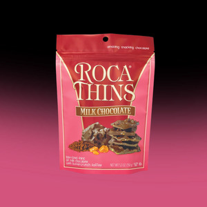 Brown & Haley Milk Chocolate ROCA Thins with Toffee 150g (5.3oz)