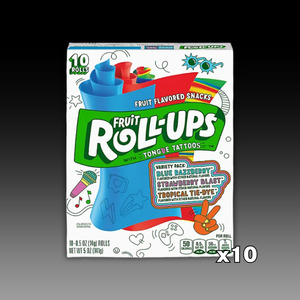 General Mills Fruit Roll Ups Variety Pack 10x10ct