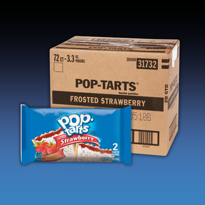 Snacks Crackers: SHIPPER - Pop-Tart Strawberry 72ct