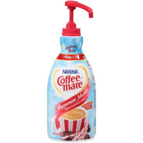 Coffee Creamers: Nestle Coffee Mate Peppermint Mocha Liquid Creamer Concentrate Pump 1.5lt
