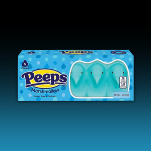 PEEPS® 5 ct BLUE Marshmallow Chicks