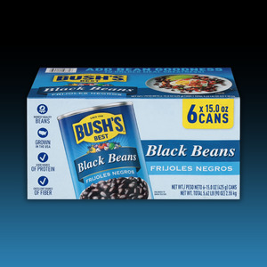 Bush's Best Black Beans 15oz 6ct