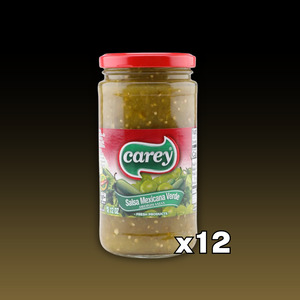 Carey Mexican Green (Verde) Salsa Medium 12oz 12ct