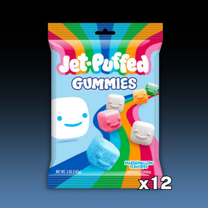DATED - JAN 2025 Jet Puffed Gummy Peg Bag 12ct
