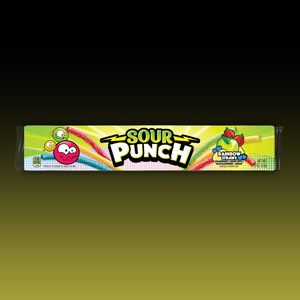 Confectionery: Sour Punch RAINBOW Straws 2oz