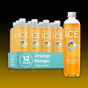 DATED - Dec 2025 Sparkling ICE - Orange Mango Flavoured Sparkling Water 17oz (500ml) 12ct