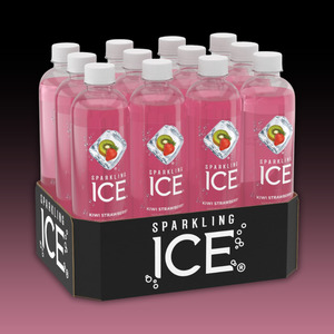 Sparkling ICE -  Kiwi Strawberry Flavoured Sparkling Water 17oz (500ml) 12ct BBD JAN 2026