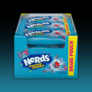 Candy Packets: Nerds Gummy Clusters - VERY BERRY (share pack) Candy Packets 12ct