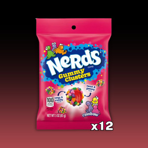 Nerds Gummy Clusters Candy Packets 12ct (85g)